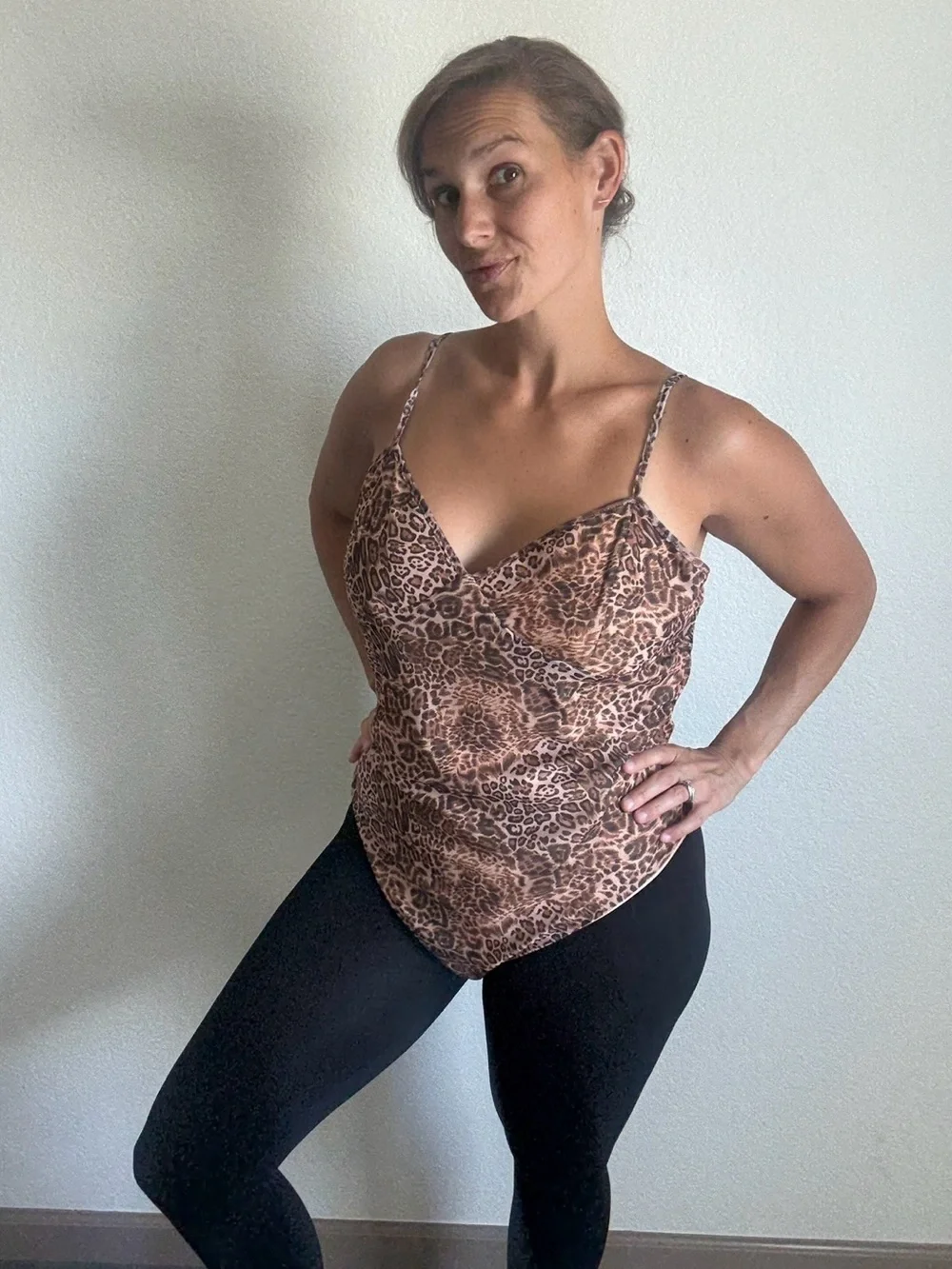 Princess Polly Elixia Bodysuit Leopard Curve NEW US 18 Plus